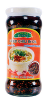 Thai flavour Fried Chilli Oil in jar