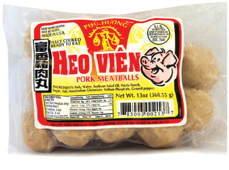 Phu Houng Pork
Meatballs