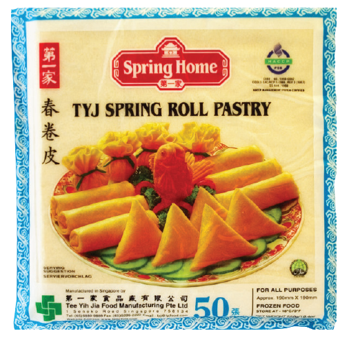 TYJ Spring Roll Pastry
(7.5”) Blue