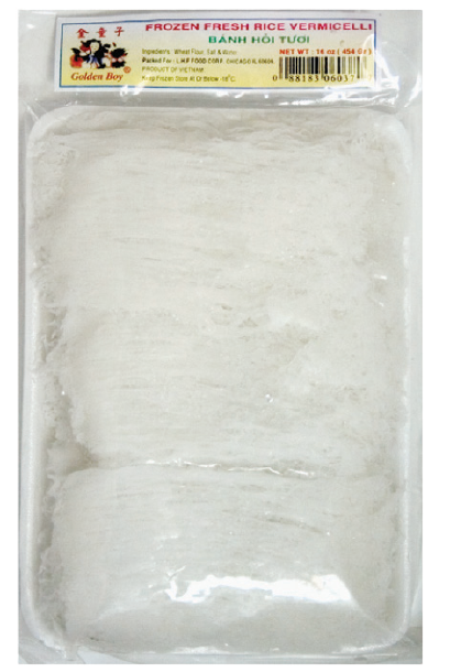 GB Fro Rresh Rice
Vermicelli “Banh Hoi’