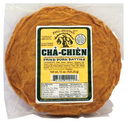 Phu Houng Freid Pork
Patties ‘Cha Chien’
