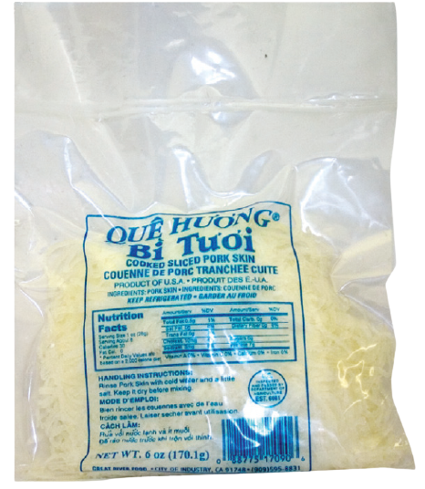 Fro Cooked Sliced Pork
Skin