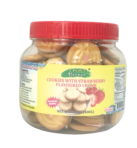 thai flavour strawberry
 biscuit flavour
