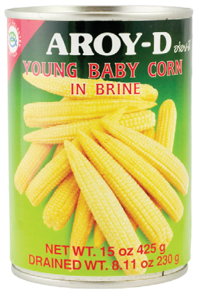 Aroy-D Young Baby Corn
in Brine ‘Whole’