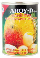 Aroy-D Rambutan
Pineapple in Syrup