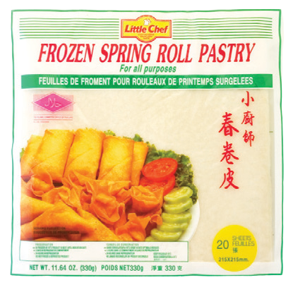 Little Chef Fro Spring Roll
Pastry Blue ‘M’