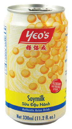 Yeo’s Soya Bean
Drink In Can