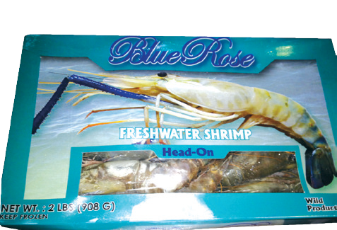 Fro Giant Prawn
(Big head Shrimp) 8-12