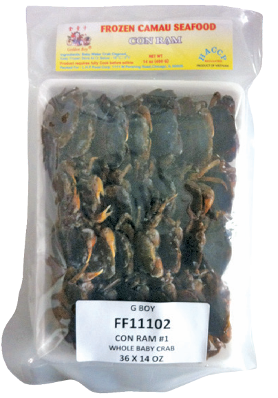 Fro Whole Baby Crab
(Con ram)