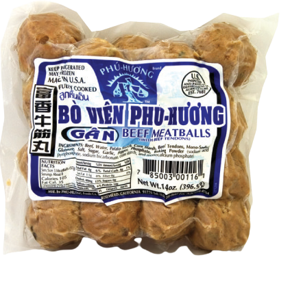 Phu Houng Beef Meatballs
With Tendons