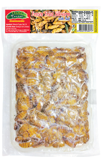 Thai Flavour Fried
Silkworm with salt