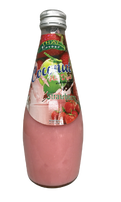 T F coconut milk drink.
Strawberry flavour. 24 x 280 ml