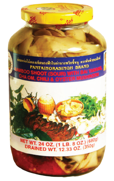 Bamboo Shoot (Sour) Yanang Cha Om, Chili & OMushroom