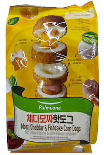 Mozz cheddar _ Fishcake Corn Dog