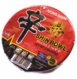 Nong Shim Shin Noodles Bowl 'Hot & Spicy' 12x3.03 oz