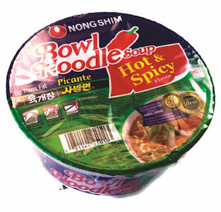 Nong Shim Noodle Bowl 'Hot & Spicy' 12x3.03 oz