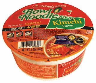 Nong Shim Bowl Noodle Kimchi 12x3.03 oz