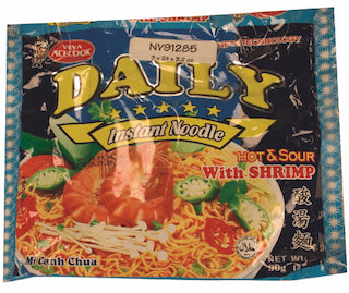 Daily Instant Noodle (Hot & Soup + With Shrimp) 3x24x3.2 oz