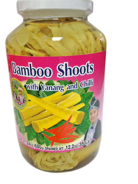 Bamboo Shoot / Yanang , Chili ,Cha Om & Straw Mushroom.
