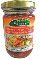 Instant (kreng som) thai spicy & sour vegetable curry paste
