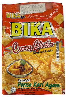 Bika curry chicken snack