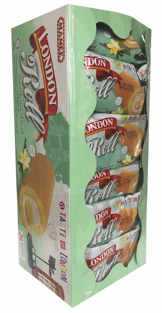 London Vanilla Roll cake 12x24pcs x18 gm